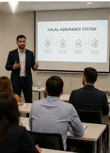 Professional training session for Halal and compliance personnel