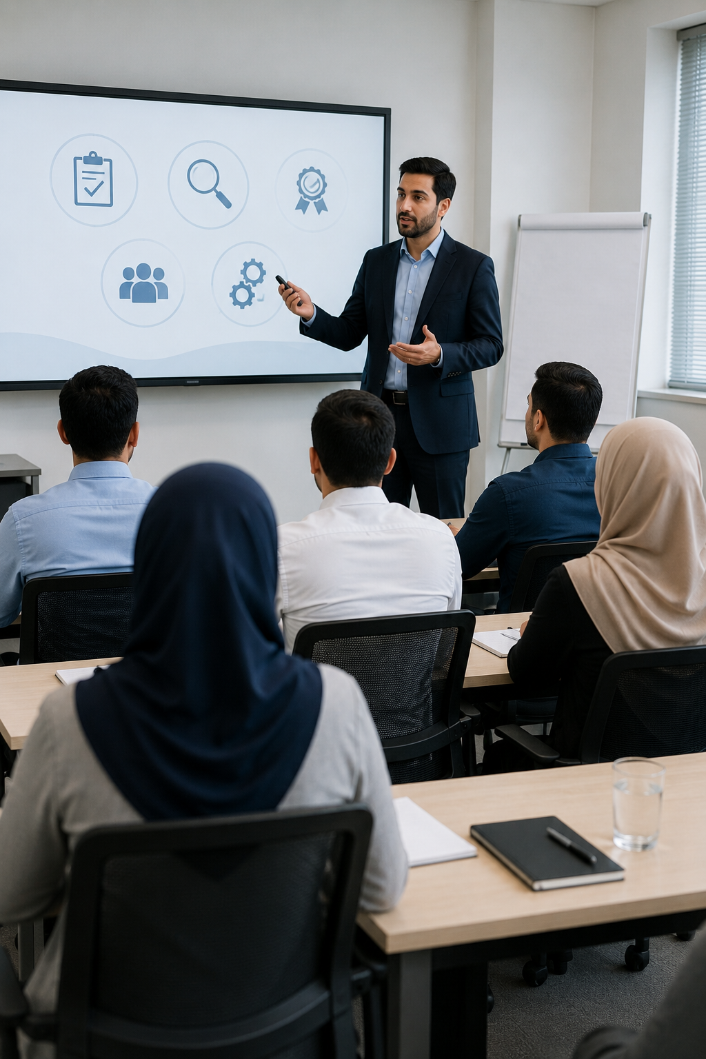 Professional corporate training session in progress